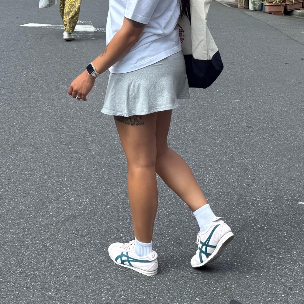 Brandy Melville Heather Gray Skirt